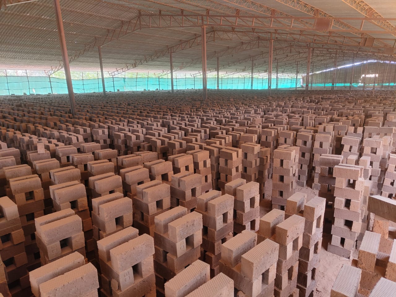 Red bricks manufactured by Sri Sai Bricks in Palani
