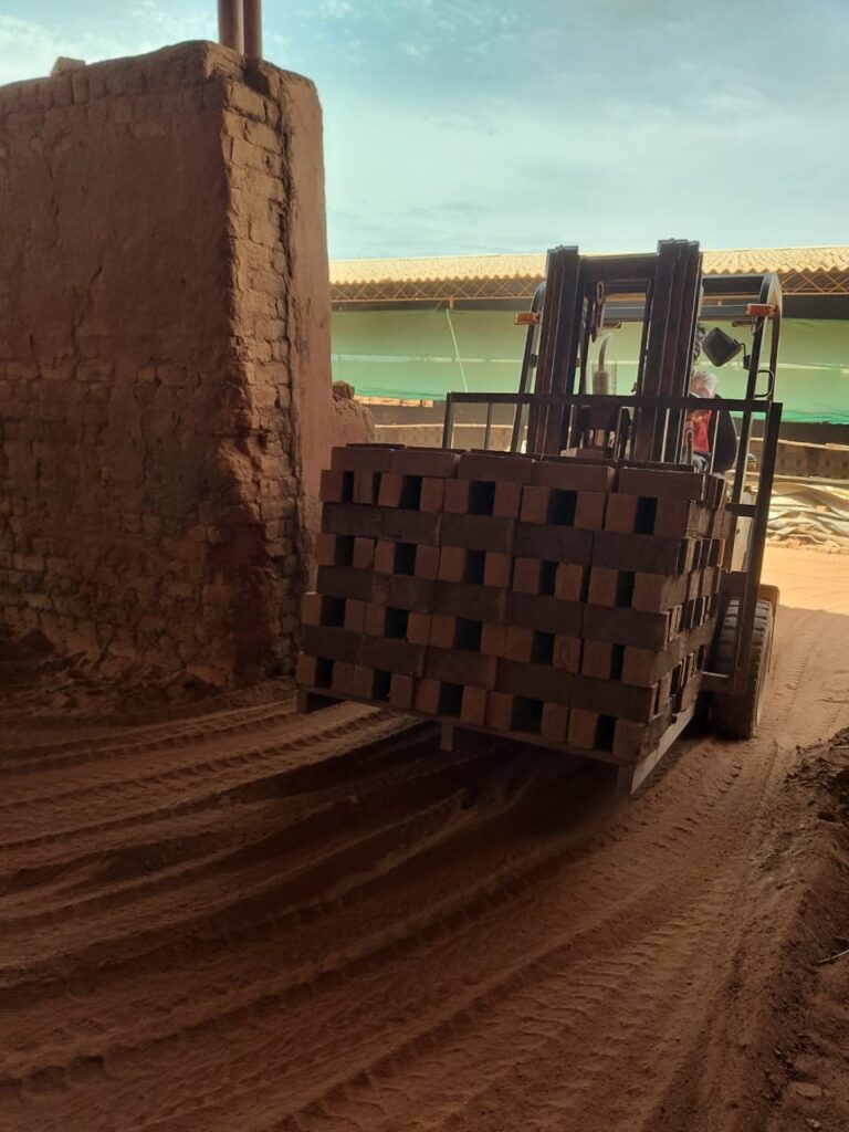 Red bricks manufactured by Sri Sai Bricks in Palani