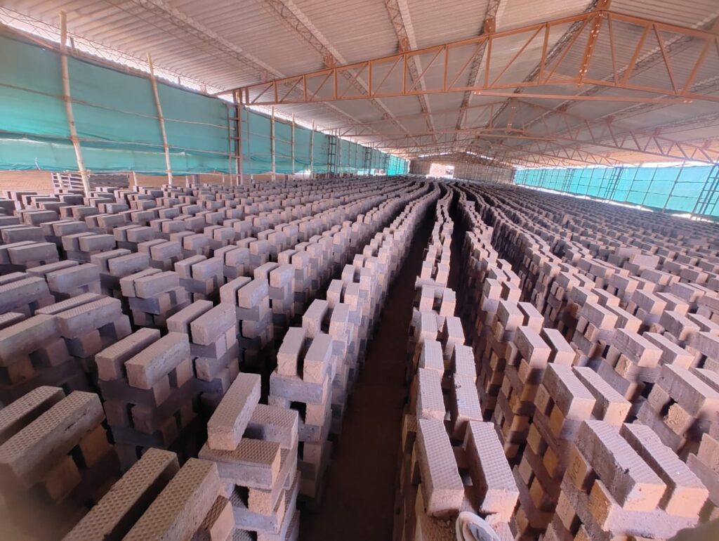 Red bricks manufactured by Sri Sai Bricks in Palani