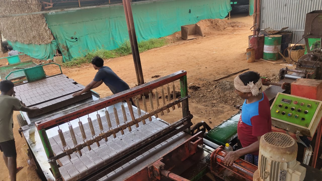 Red bricks manufactured by Sri Sai Bricks in Palani